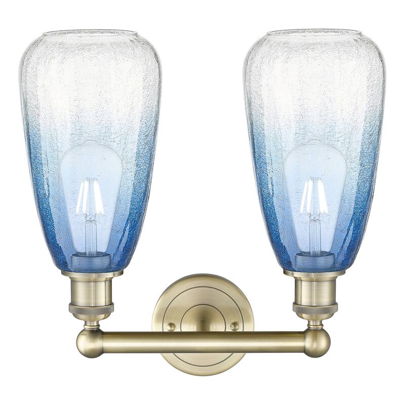 Innovations Lighting Endless Possibilities Edison - Brookhaven Almond - 2 Light 15" Bath Vanity Light