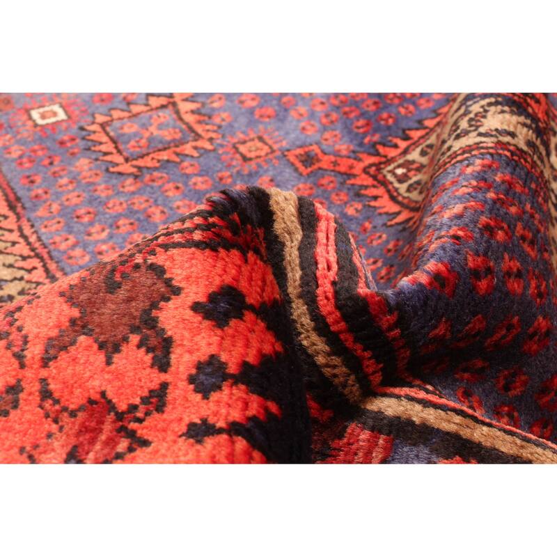 ECARPETGALLERY Hand-knotted Andelz Blue Wool Rug - 4'3 x 6'5