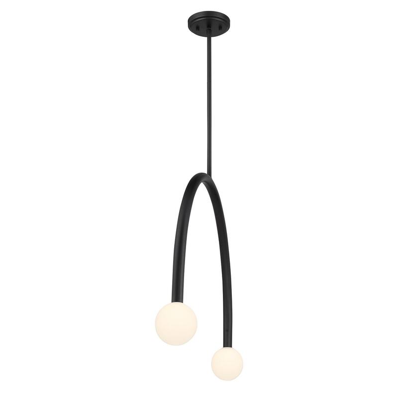 2-Light Chandelier By Trade Winds
