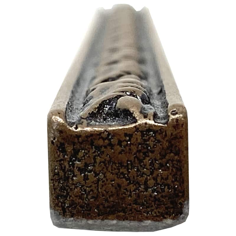 Dove 0.5" x 8" Matte Metallic Listello Wall Tile Trim