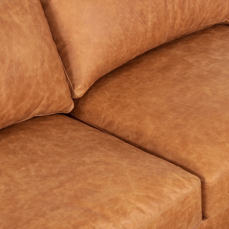 Poly & Bark Sorrento Sectional - Genuine Italian Leather