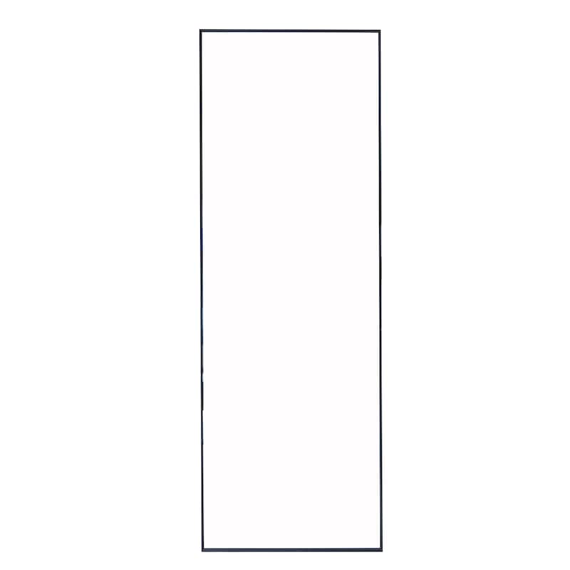 Tempered mirror 64" x 24"Tall Full Length Mirror with Stand,Wall Mounting Full Body Mirror,Metal Frame Full-Length Mirror