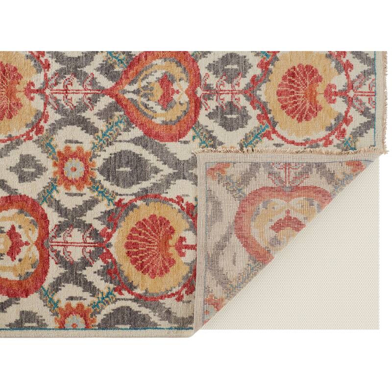 Grand Bazaar Bennet Hand Knotted Oriental Traditional Area Rug