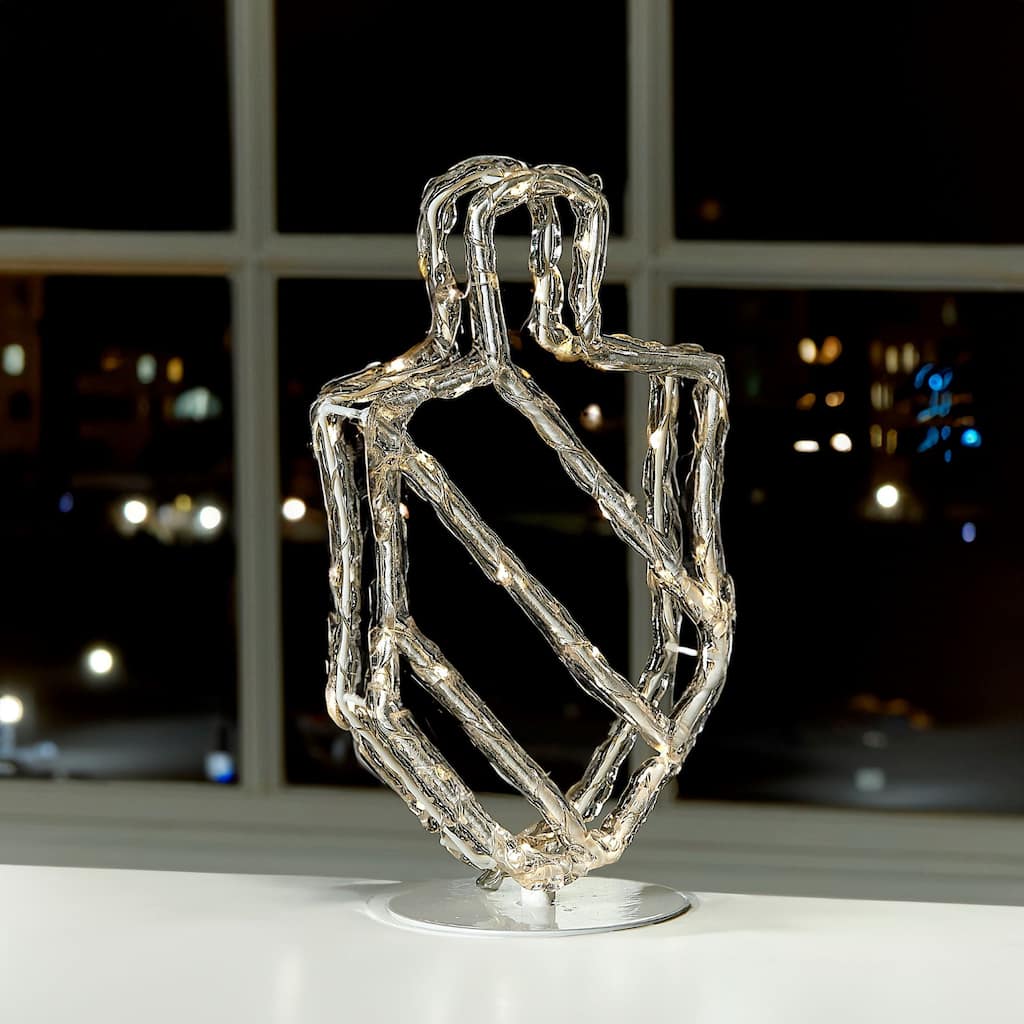 LED Lighted Twinkling Dreidel Hanukkah Decoration - 10"