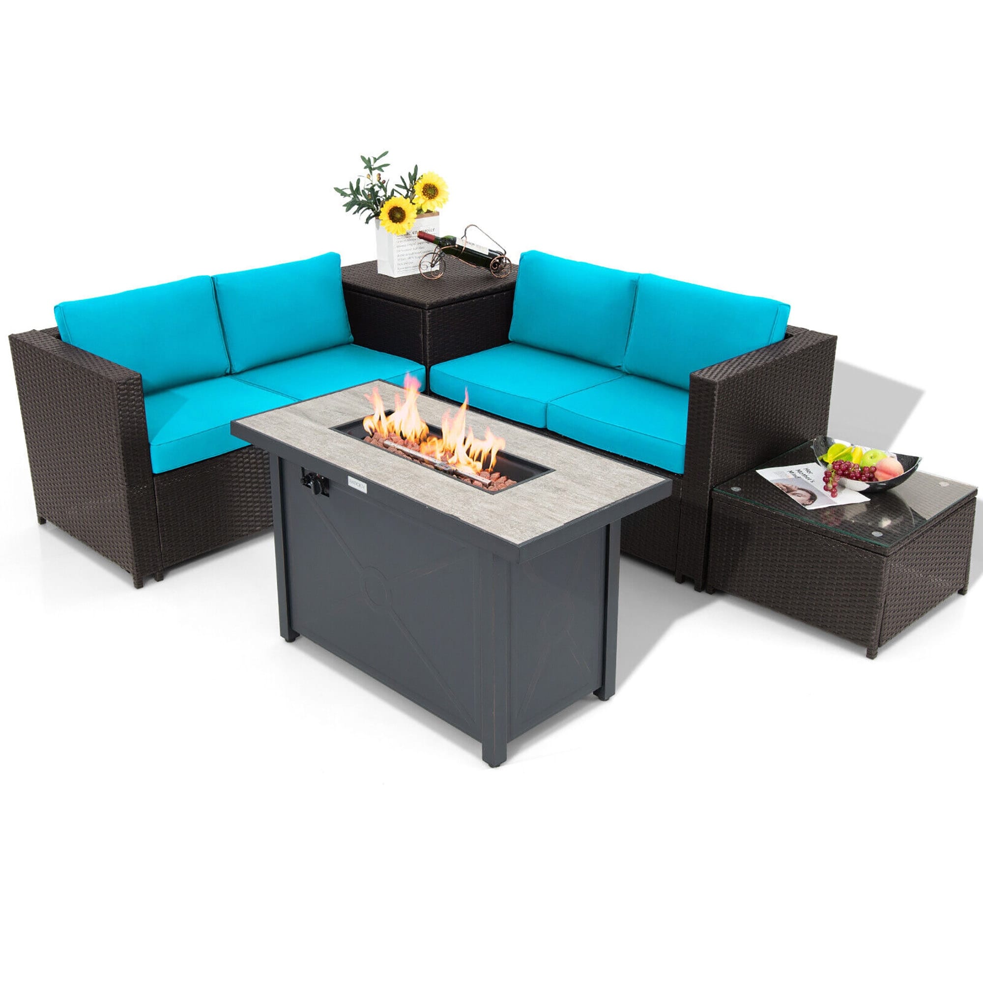 Gymax 5 2025 piece patio set