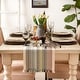 preview thumbnail 45 of 73, DII Variegated Taupe Fringe Table Runner 13x72