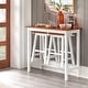 preview thumbnail 3 of 7, Simple Living Townsend 3-Piece Counter Height Table and Stool Set