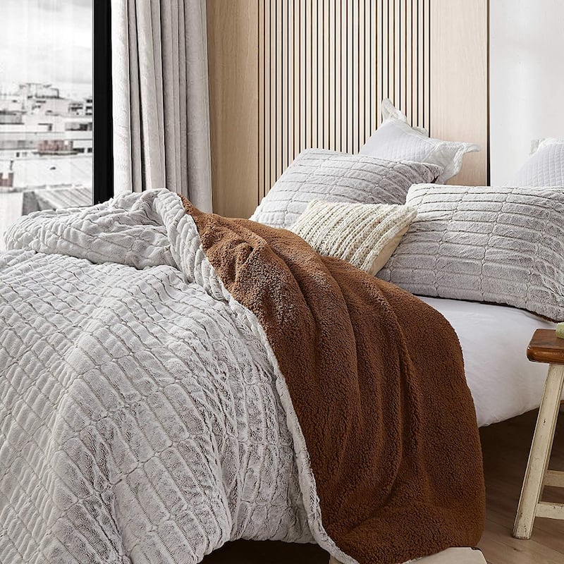 Buttery Muffins - Coma Inducer® Oversized Duvet Cover Set - Creamy Cream