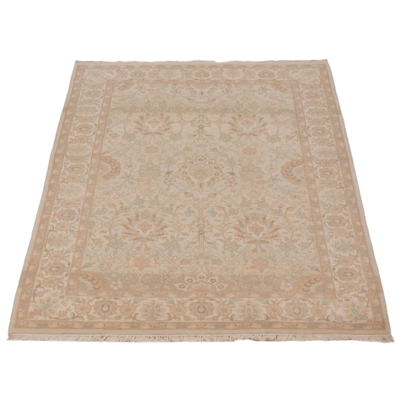 ECARPETGALLERY Hand-knotted Pako Persian 18 Of 20 Khaki Wool Rug - 4'1 x 6'1