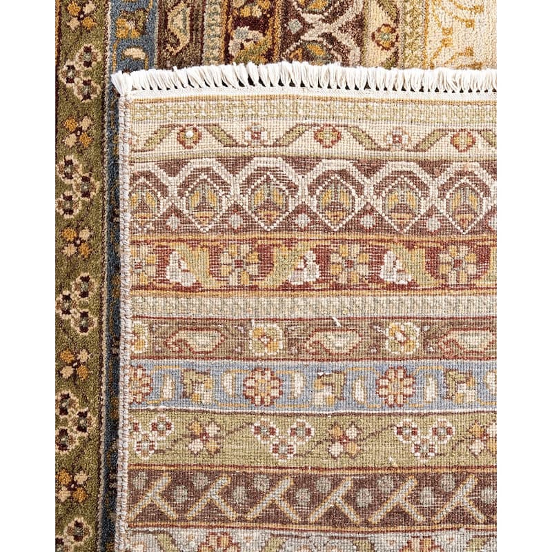 Gabbeh One-of-a-Kind Hand-Knotted Area Rug - Ivory, 8' 1" x 10' 1" - 8' 1" x 10' 1"