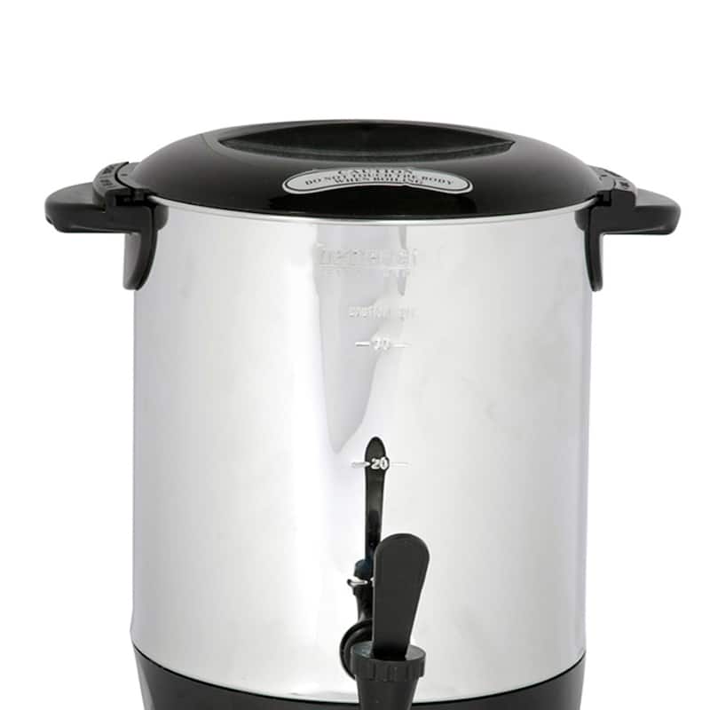10-30 Cup Hot/Cold Beverage Dispenser in Silver