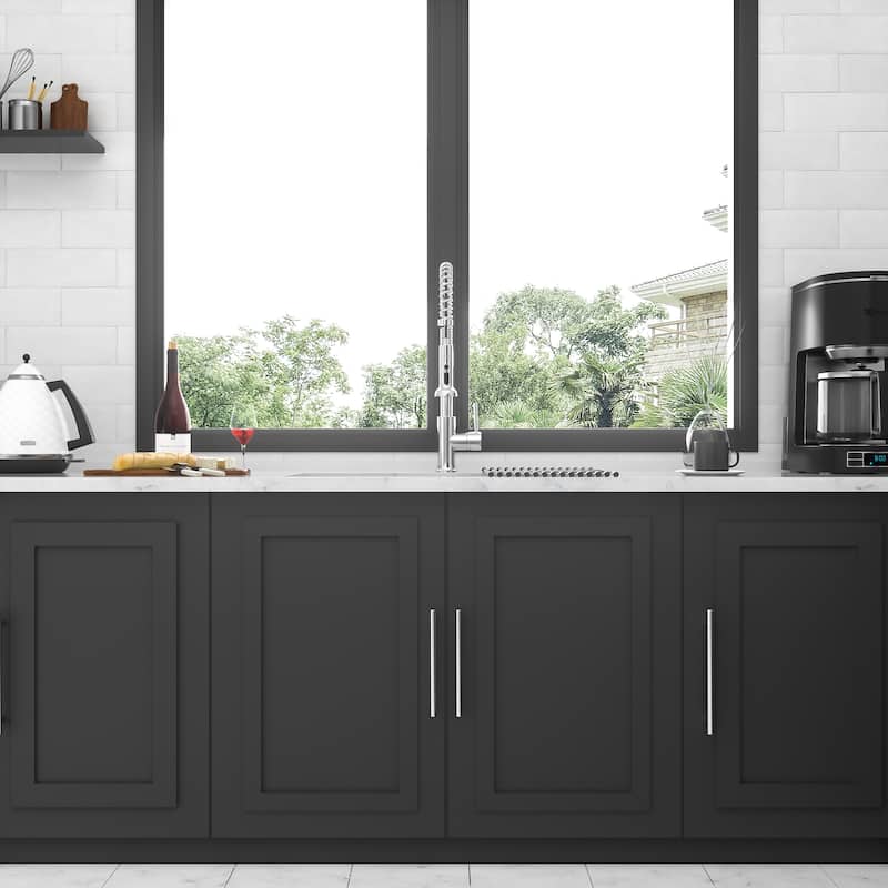 32 Inch Undermount Double Bowl 16 Gauge Stainless Steel Kitchen Sink in Brushed Nickel - 32'' x 18'' x 9'' - Brushed Nickel - 32'' x 18'' x 9''