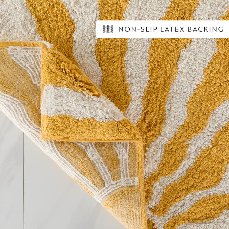 Becky Cameron 100% Cotton Modern Patterned Bath Mat