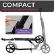 preview thumbnail 2 of 6, Lascoota Kick Scooter for Adults & Teens. Lightweight Foldable Scooter - Antique Pink