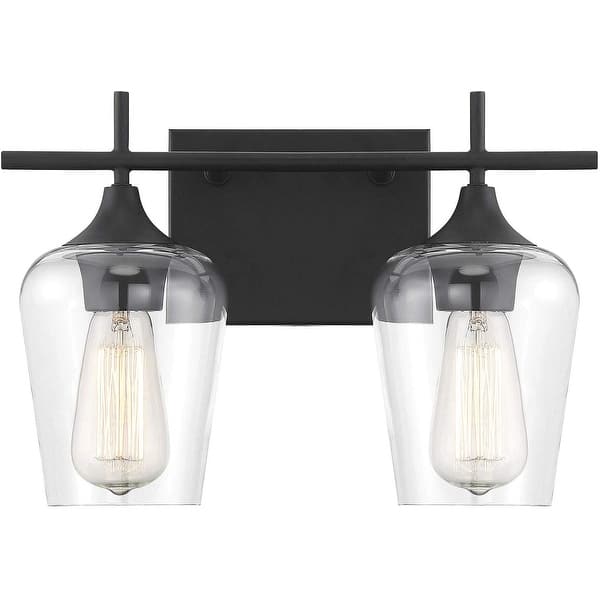 slide 2 of 19, Savoy House Octave 2-Light Bathroom Vanity Light