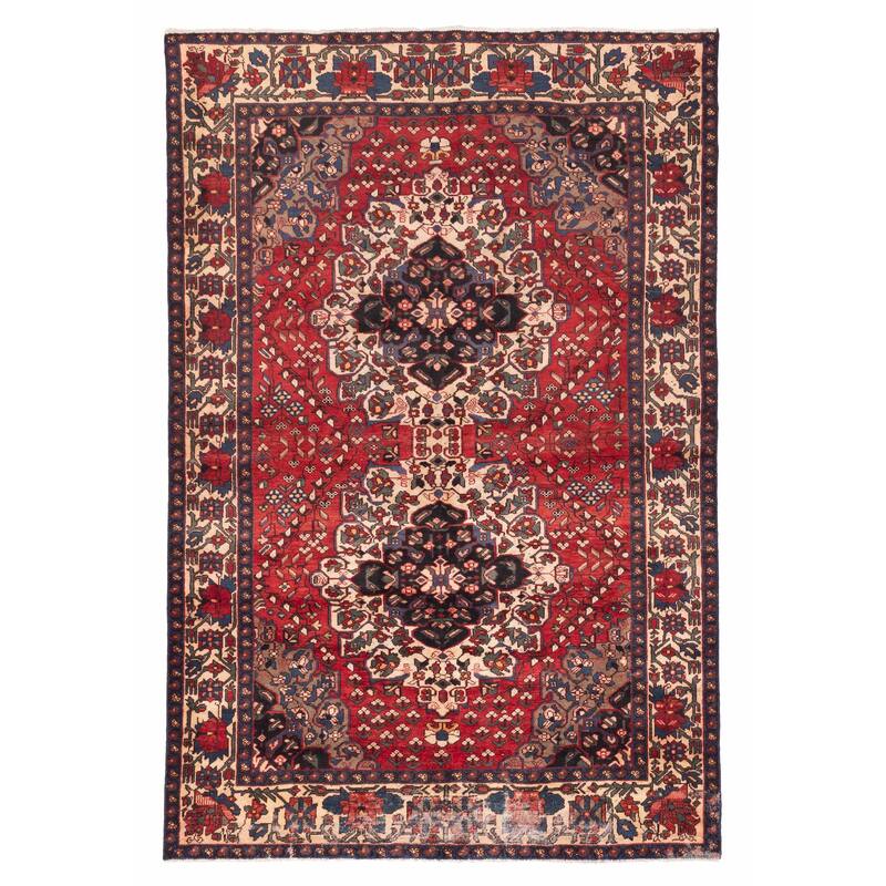 ECARPETGALLERY Hand-knotted Konya Anatolian Red Wool Rug - 6'8 x 9'11