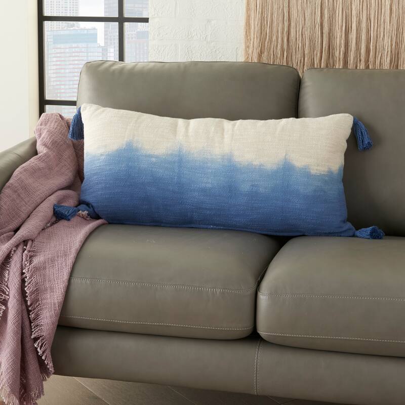 Mina Victory Life Styles Ombre Throw Pillow, (14" x 30")