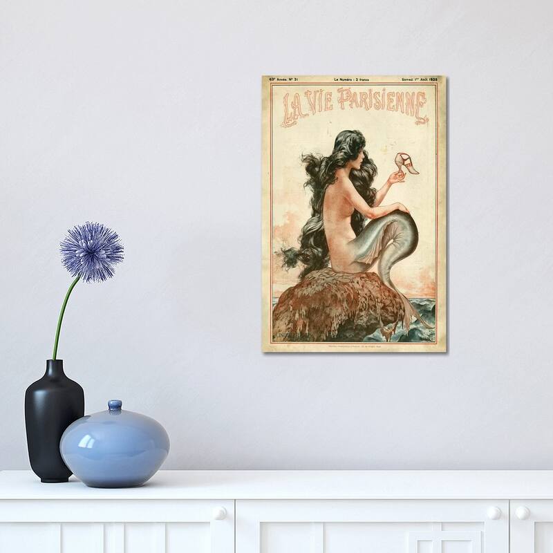 iCanvas "1925 La Vie Parisienne Magazine Cover" by The Advertising Archives Canvas Print - 18x12x1.5