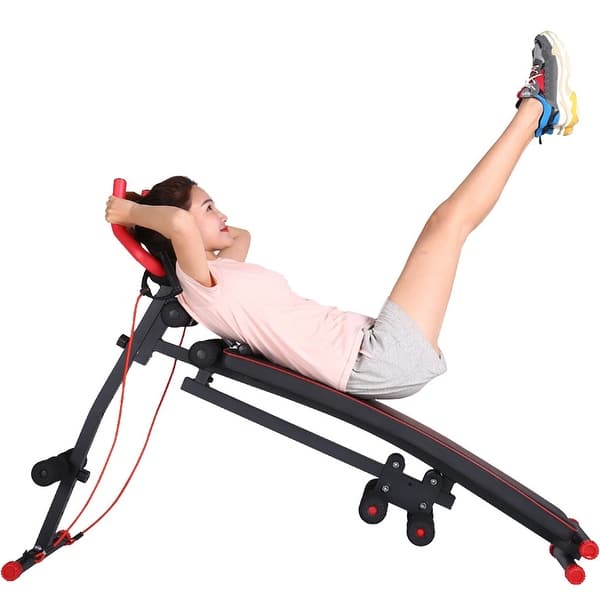 Sit-up stool abdominal exercise equipment with resistance band whole ...