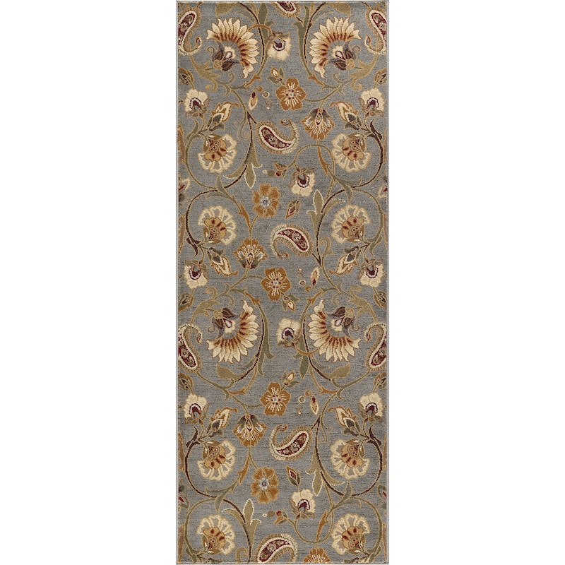 Infinity Transitional Floral Indoor Area Rug