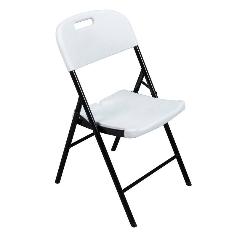 Karlhome Outdoor/Indoor HDPE Stackable Folding Chair 2-Pack 4-Pack