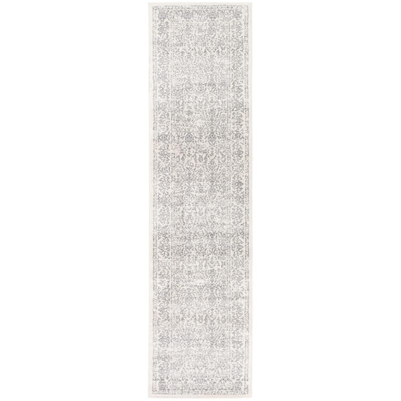 Livabliss Roma Distressed Medallion Area Rug - 2' 7" x 10' - Ivory