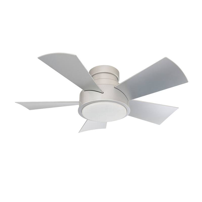 Vox Indoor/Outdoor 5-Blade Smart Flush Mount Ceiling Fan 38in with 3000 LED and Remote Control - 38