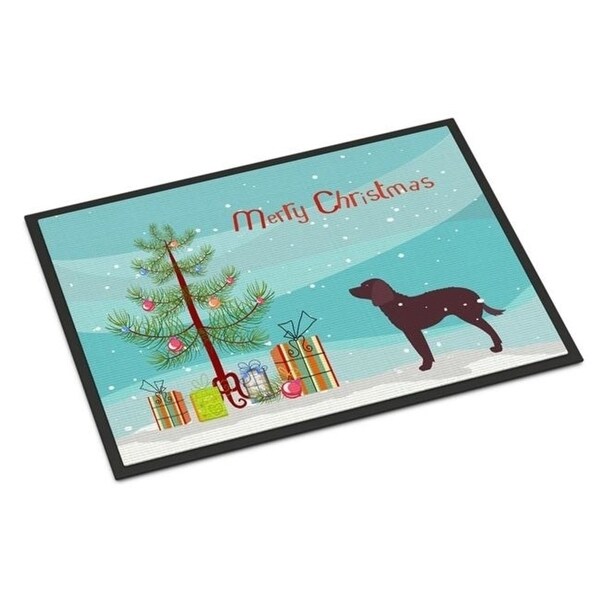 Carolines Treasures BB2919JMAT American Water Spaniel Merry Christmas Tree Indoor or Outdoor Mat 24 x 36