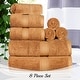 preview thumbnail 29 of 198, Egyptian Cotton 8 Piece Ultra Plush Solid Towel Set by Miranda Haus