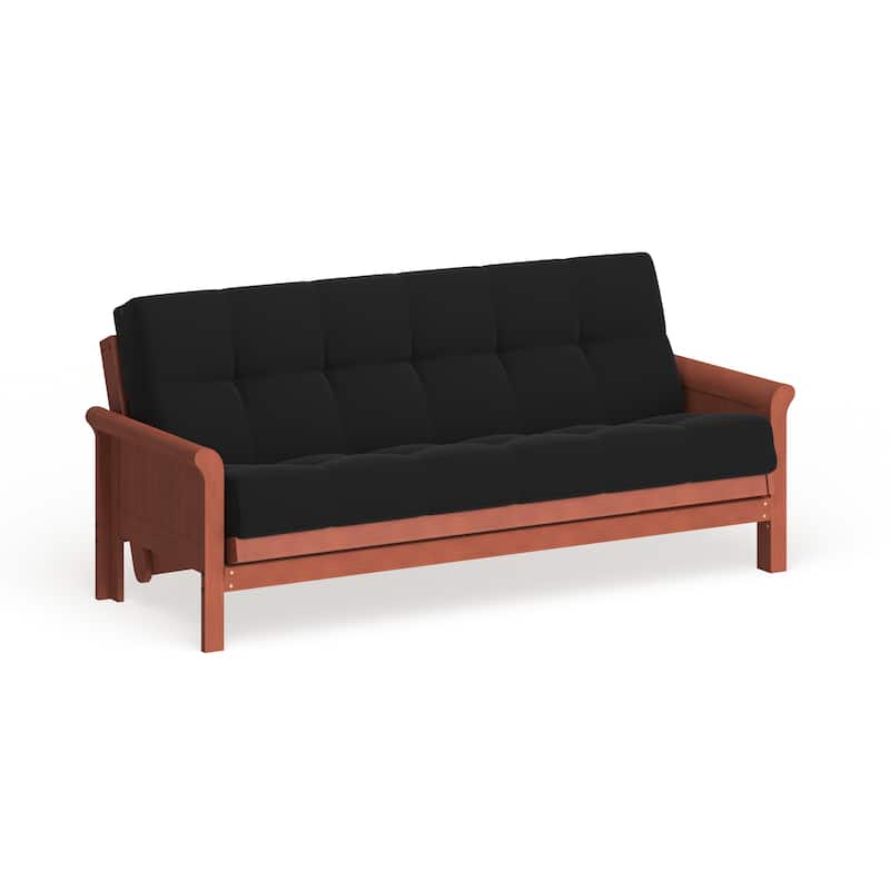 10-inch Thick Twill Futon Mattress (Twin, Full, or Queen)