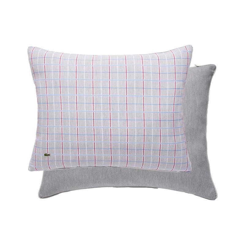Lacoste Racquet Check 3-Piece Cotton Comforter Set