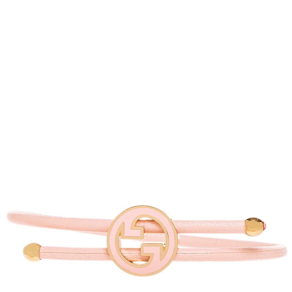 Gucci Bracelet with Round Interlocking G - Light Pink