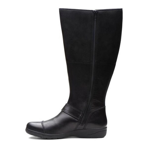 Clarks womens wide calf online boots