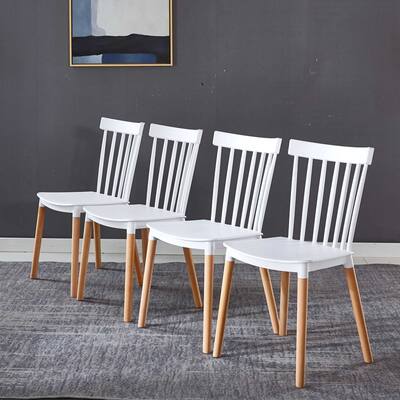 Chair, Set of 4,Dining Chair,White Chair Set