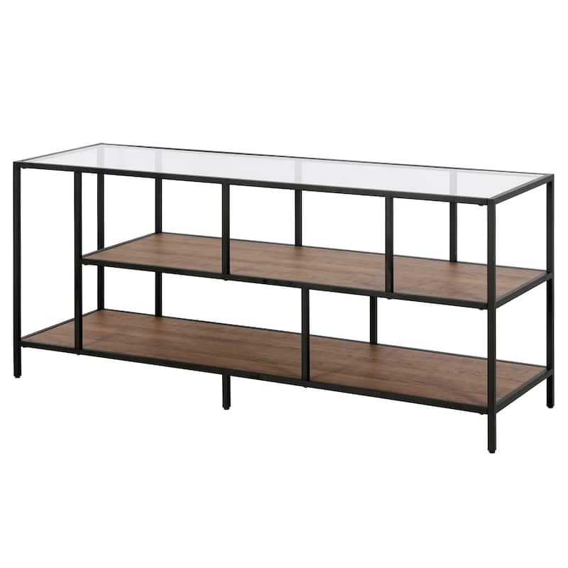 Winthrop Rectangular TV Stand with Metal Shelves for TV's up to 60"