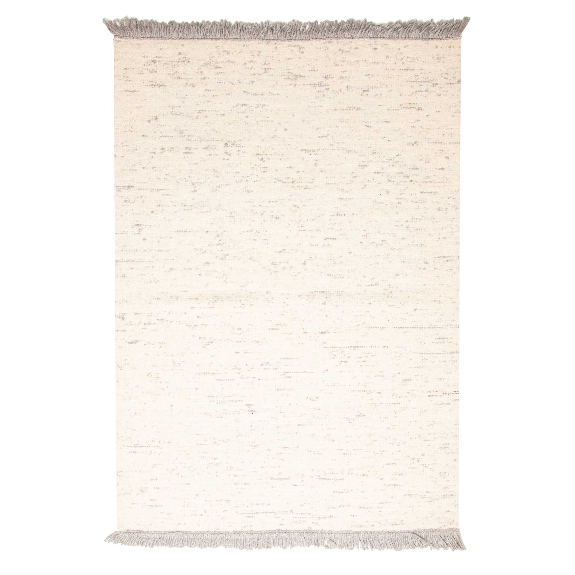 ECARPETGALLERY Braid weave Sienna Cream Wool Rug - 5'4 x 7'8