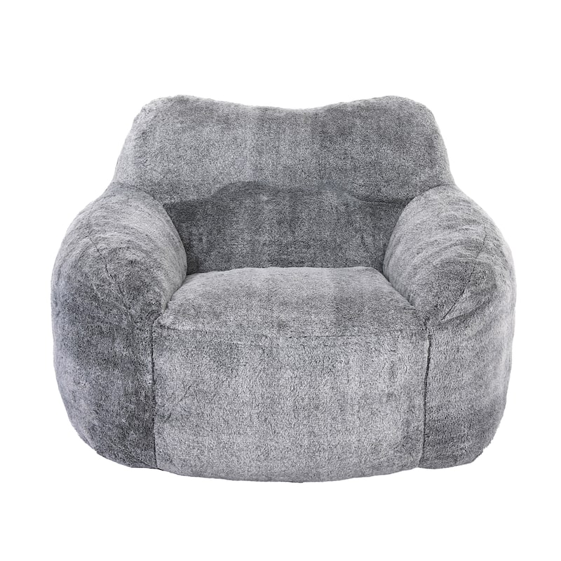 Bean Bag Chair,Bean Bag Sofa Chair With Armrests Stuffed High-Density Foam, Lazy Sofa Comfy Chairs Beanbag Chair For Adults