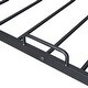 preview thumbnail 10 of 18, Metal Full Size House Bed with Trundle and Built-in Shelf and Grid,Kids and Baby