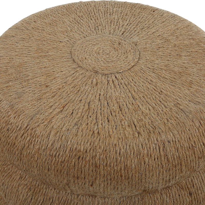 Capitan Braided Rope Side Table - 23.5" - Brown