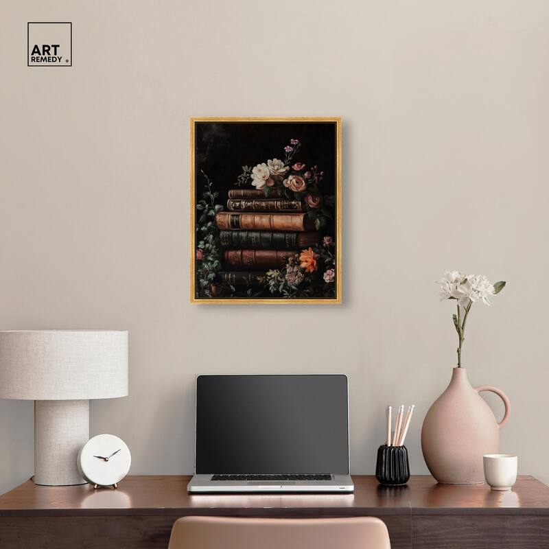 Stacked Wisdom Canvas by Art Remedy