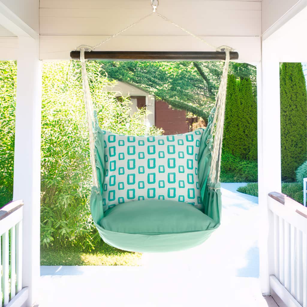 Magnolia Casual Swing Set 4 piece - Seafoam Green Solid w/ Infinite Frames