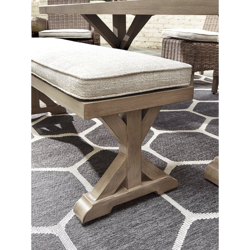 Signature Design by Ashley Beachcroft Brown/Beige 6-Piece Outdoor Seating Package