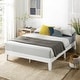 preview thumbnail 41 of 55, Grand Solid Wood 12-inch Platform Bed Frame by Crown Comfort