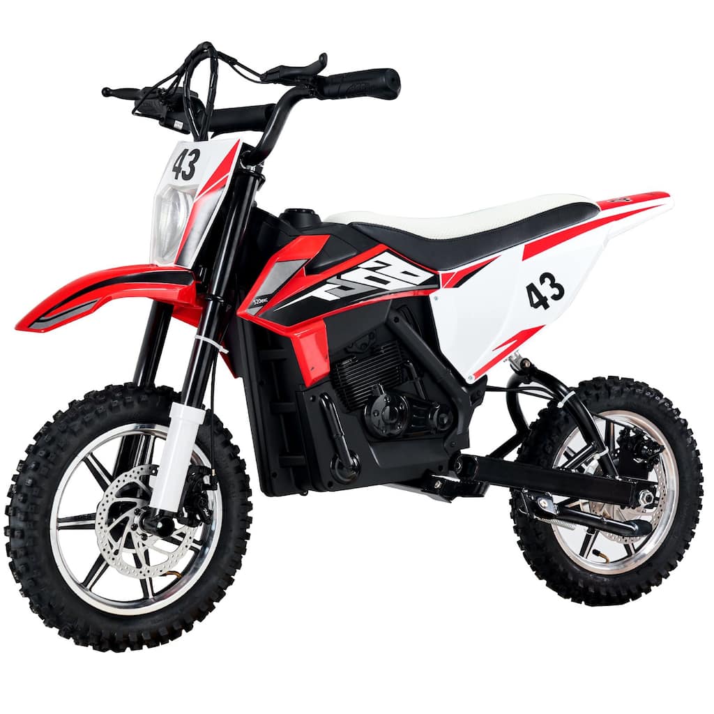 36V Ride On Motorbike for Kids 14 Plus LED Lights Music USB Port - 48.03 x 25.2 x 33.07 in