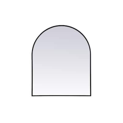 Indigo Home Metal Frame Arch Mirror 30x36 Inch