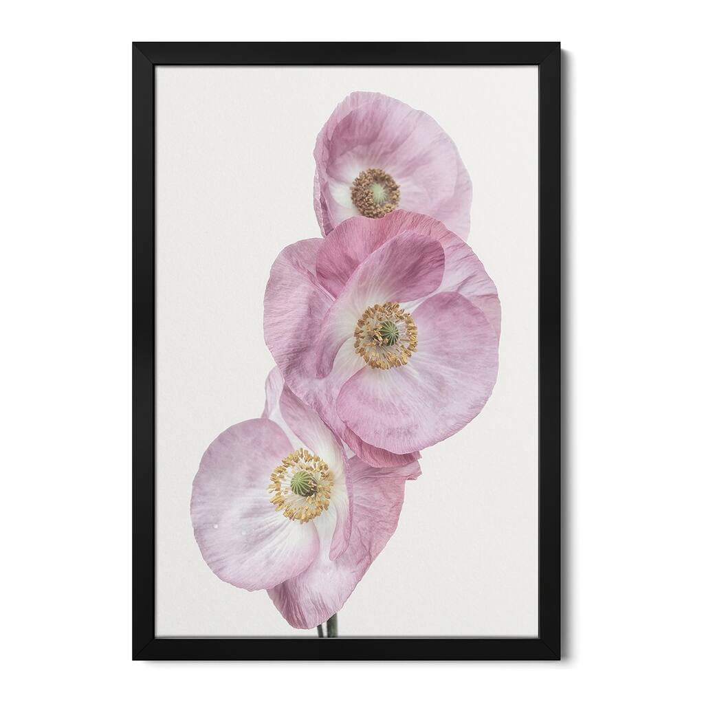 Poppies Premium Framed Poster by Lotte Gronkjar