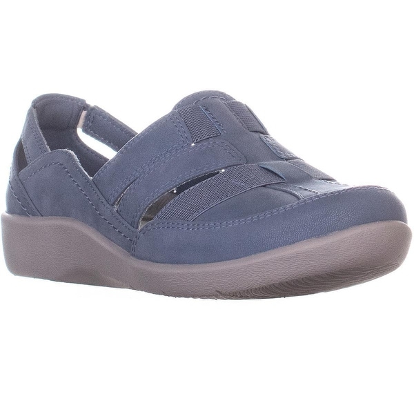 clarks sillian stork blue grey