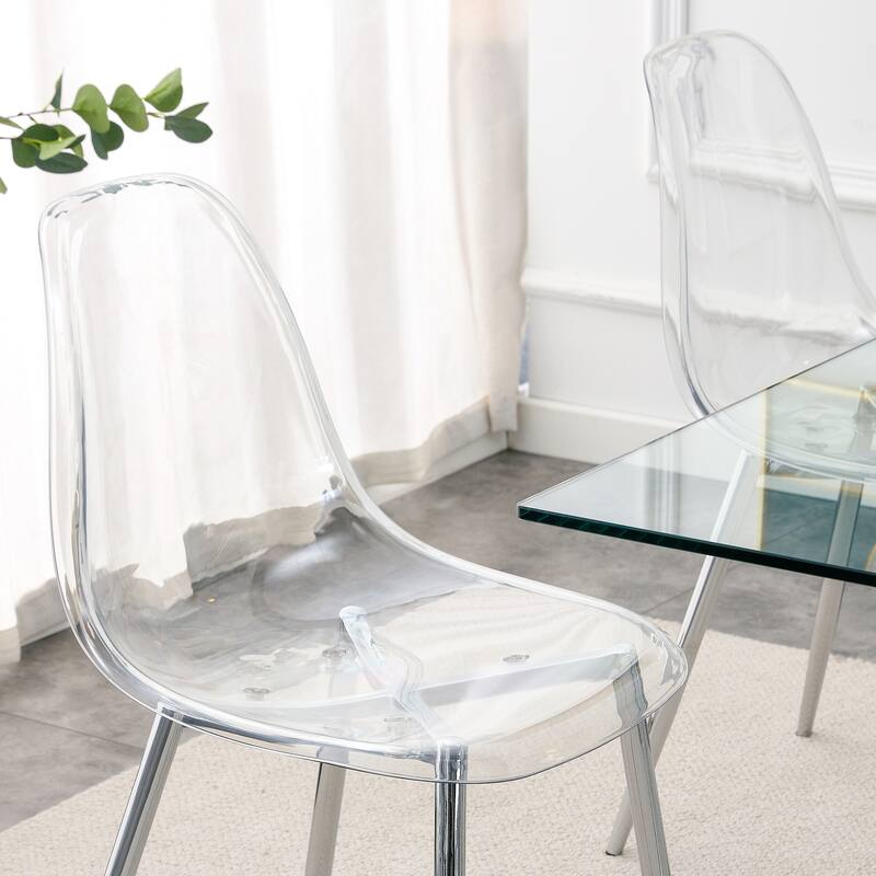Dining Chair Plastic Chair ,Set of 6