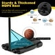 preview thumbnail 8 of 8, Costway 4.25-10FT Portable Adjustable Basketball Goal Hoop System with - See Details