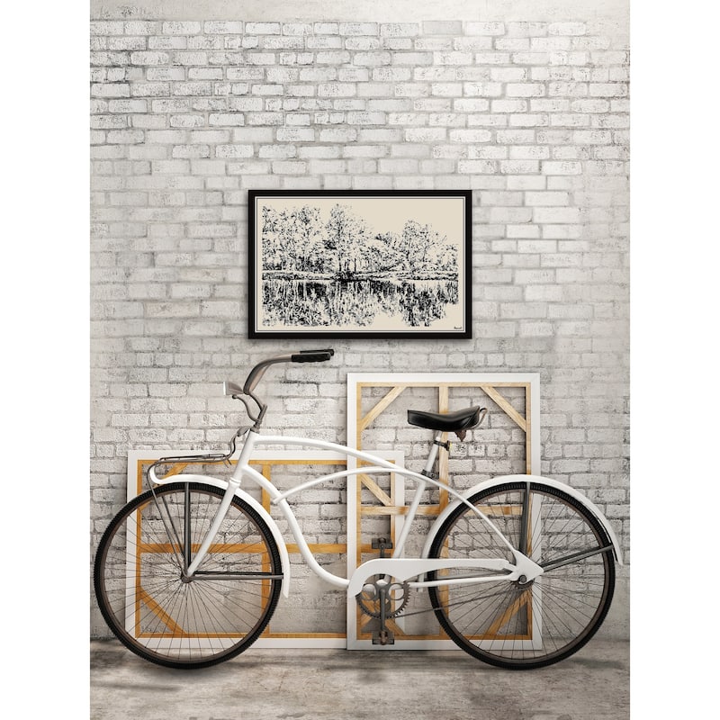 Open Flow Framed Print